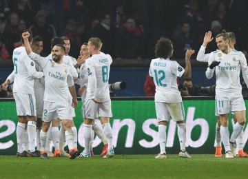 Real Hammers PSG in Paris, Liverpool Enjoys Aggregate Win