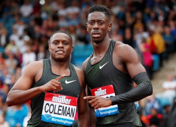 Coleman Edges Prescod by a Thousandth in 100m 
