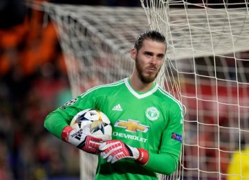 De Gea Set to Sign New Deal at Old Trafford