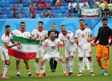 Team Melli is the 33rd in the overall ranking of FIFA.