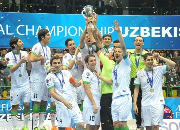 Iran futsal team won the 11th AFC title in Uzbekistan  AFC Championships, 2016.