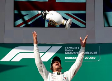 Lewis Hamilton Wins Hungarian Grand Prix