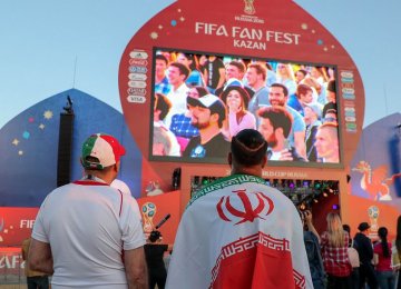 A total of 15,000 Iranians have traveled to Kazan to support Team Melli.