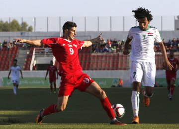 Iraq Plays First Match in Occupied Palestine