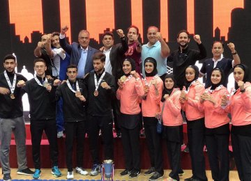 Karatekas Take 7 Medals in Asian Championship