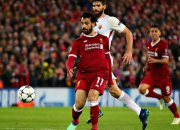 Mohammed Salah undoubtedly was the star of the night.