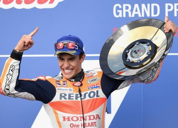 Marquez Closer to World MotoGP Title