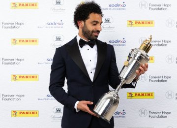 Egyptian Salah, Germany’s Sane Win Player of Year Awards