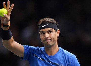 Nadal Withdraws From World Tennis Championships