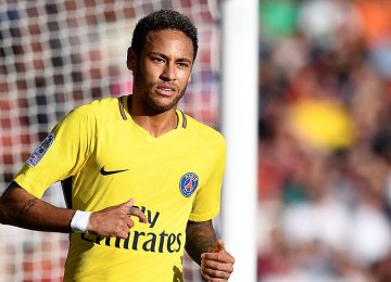 Neymar Set for Whopping Bonus