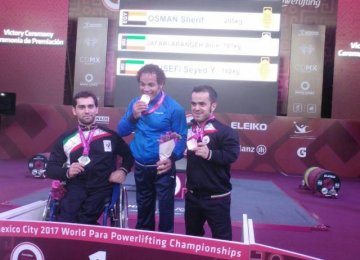 Para Powerlifters Win 2 Medals in Mexico