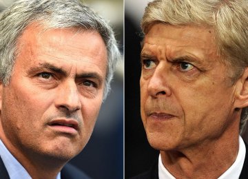 Night of Sorrow for Wenger, Mourinho 