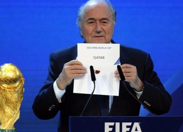 Sepp Blatter, President of the FIFA from 1998 to 2015, announced Qatar as the World Cup host in 2010.
