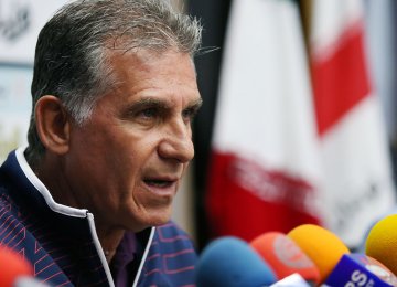 Queiroz Will End Iran Job After World Cup