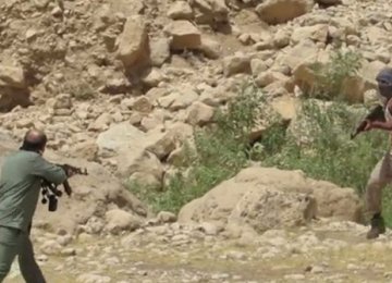 Ranger engaged in a scuffle with an armed poacher in Khaeez protected area, Kohgiluyeh-Boyerahmad Province.