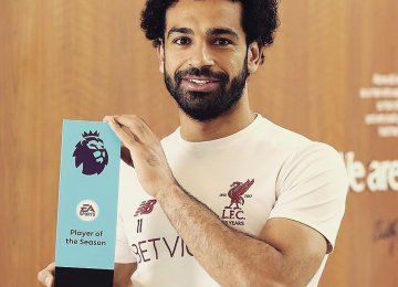Salah Named Premier League Player of Season