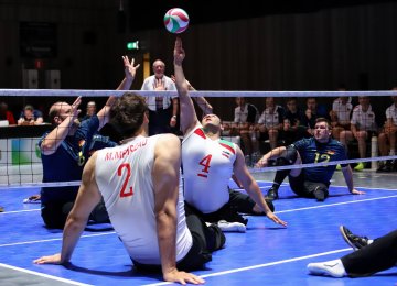  Iran team clash against Germany