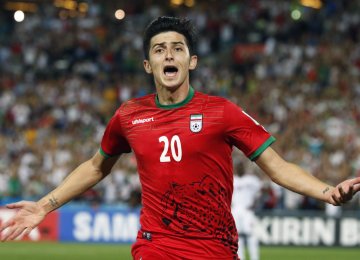 Azmoun Among Asian Young Soccer Stars