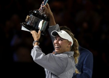Denmark’s Wozniacki Wins Australian Open