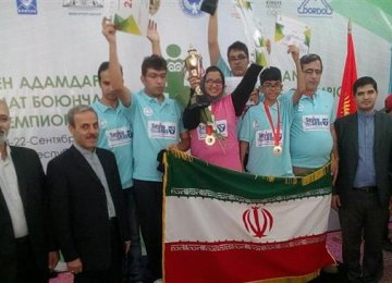 3 Gold for Iran’s Disabled at Asia Chess Championship