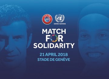 UEFA-UN Charity Match for Solidarity
