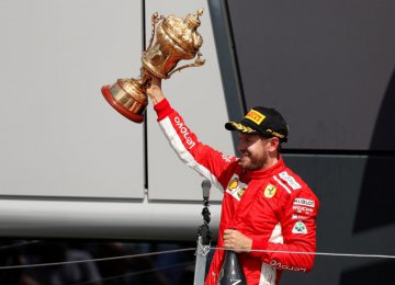 Sebastian Vettel Wins Formula 1 British Grand Prix