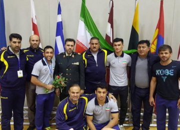 Wrestlers From Iran 3rd in World Military Championships