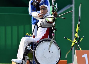 Paralympic Archer Nemati Named Athlete of Month