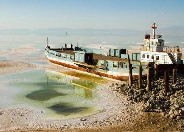 Urmia Lake Shrinks Further