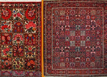 ‘Kheshti’ rugs woven by the Bakhtiari people 