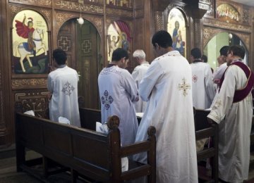 Egypt Copts Ready for Easter Mass 