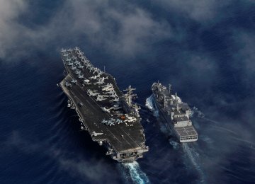 Nimitz-class aircraft supercarrier USS Carl Vinson