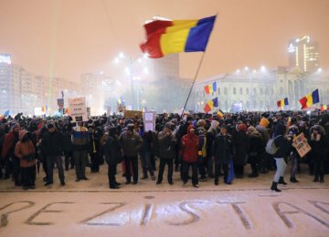 Romanian Minister  Quits Amid Protests