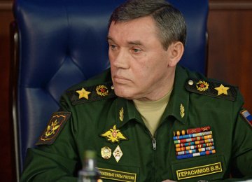 Russian General Staff chief, Valery Gerasimov