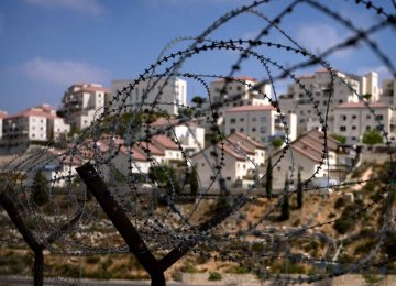 An Israeli illegal settlement