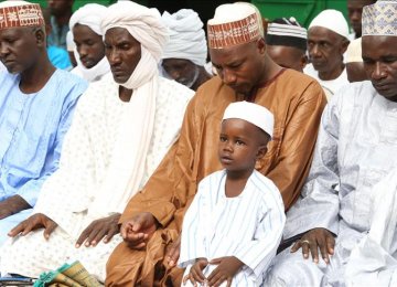 Muslim Africans during prayers  in a mosque (File Photo)