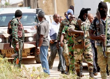 Mutinying soldiers in Ivory Coast’s second largest city, Bouake