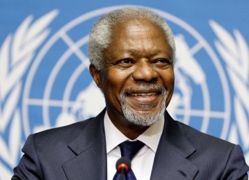 Elder Statesman Kofi Annan Dies  