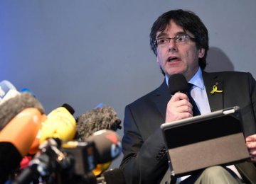 Puigdemont Pledges European Campaign After Jail Release
