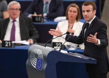 France’s Macron: EU in Civil War Over Democracy