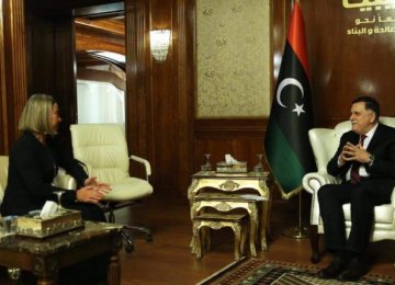 EU’s Mogherini Visits Libya  to Reopen Bloc’s Mission