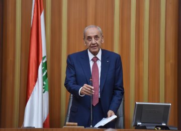 Lebanon’s Berri Expects Cabinet in a Month
