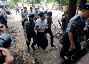 Reuters Myanmar Reporters Jailed for 7 Years