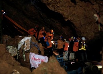 Soccer Team All out of Thailand Cave