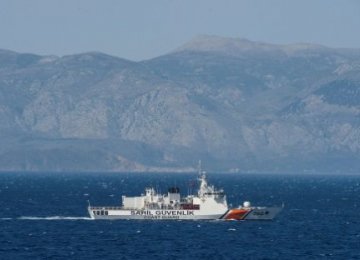 Turkish Cargo Ship, Greek Warship Collide