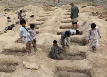 Forty children were killed in the coalition  air raid on Saada province.