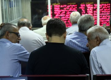 Tehran Stocks Shed 1,000 Points