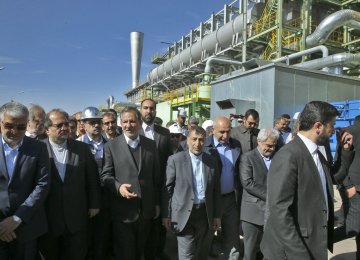 New DRI Plant Comes  on Stream in Fars Province
