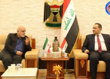 Envoy Discusses Cooperation With Iraqi Minister 