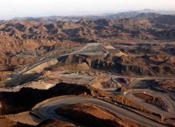 Iran’s Sangan iron ore mine is located in Khaf County in Khorasan Razavi Province, about 300 kilometers southeast of Mashhad.